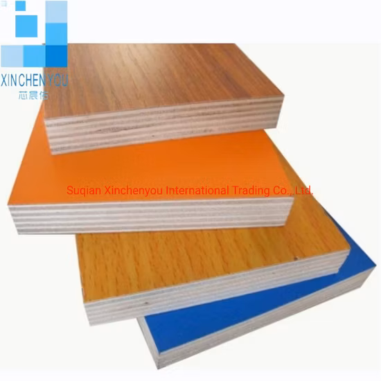 China Suppiler Mejor Precio1220*2440 Tamaño Nuevo Diseño Melamina/madera contrachapada laminada con color sólido o veta de madera para gabinetes y muebles